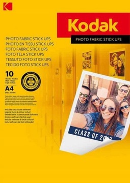 Papier fotograficzny naklejka KODAK Photo fabric Stick Ups A4 10 ark.