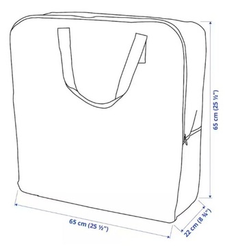 8 шт. Сумка ДИМПА - прозрачная 65х22х65 см.