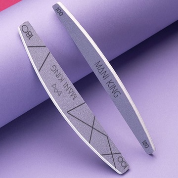 Пилочка для ногтей Manicure Crescent Boat 100/180 Mani King Set 25 шт.