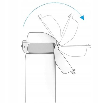Детская бутылочка для воды ION8, мерный стакан 400 мл - без BPA