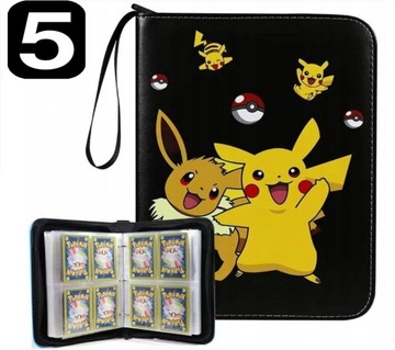 Папка-переплет с альбомами Pokemon на 400 карточек.
