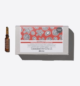 Davines NaturalTech Energizing ampułki przeciw wypadaniu włosów 12x6 ml