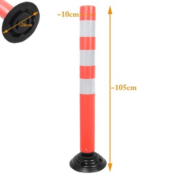 ГИБКАЯ НАКЛОННАЯ СТОЙКА, ЗАМОК Дорожная, 105 см