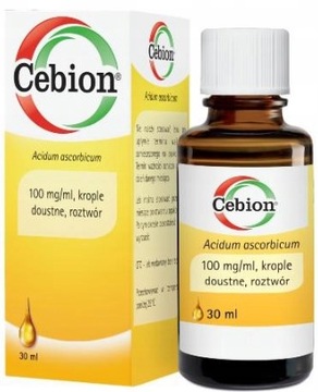 Cebion krople doustne WITAMINA C dla dzieci 30 ml