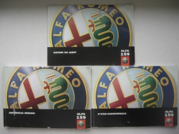 Alfa Romeo 159 2005-2008 руководство пользователя PL+радионавигация+сокращенное