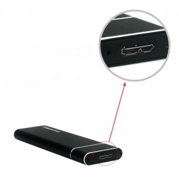 КОРПУС ДЛЯ ДИСКА SSD M.2 SATA NGFF USB 3.0 КОРПУС АДАПТЕР B КЛЮЧ