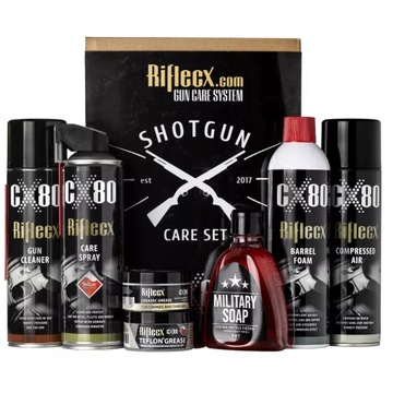 Zestaw preparatów środków do czyszczenia Strzelby Shotgun Set Riflecx
