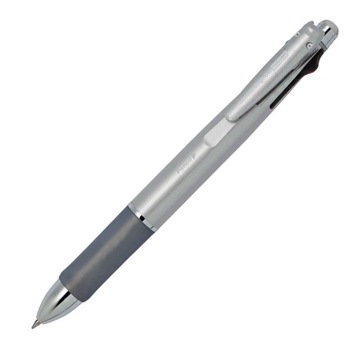 ZEBRA długopis i ołówek CLIP ON MULTI 1000 4w1 Multipen srebrny