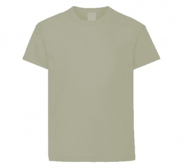 KOSZULKA DZIECIĘCA T SHIRT BLUZKA JASNOSZARA 128