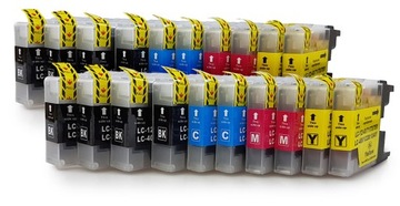 20x TUSZE DO BROTHER LC1240 MFC-J5910DW MFC-J625DW