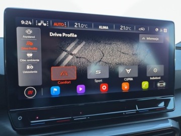 Cupra Leon II Sportstourer 2.0 TSI 245KM 2024 Cupra Leon Sportstourer App Nawigacja Kamera Reflektory LED Lane assist Te, zdjęcie 35