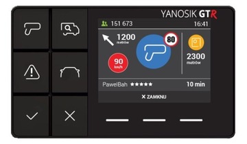 ANTYRADAR ASYSTENT YANOSIK GTR + 2 LATA ABONAMENT +HOLDER I UCHWYT METALOWY