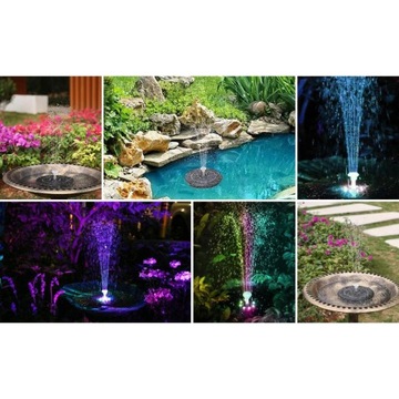 ПЛАВАЮЩИЙ ФОНТАН СОЛНЕЧНЫЙ САД ЦВЕТНОЙ RGB 1500 МАЧ