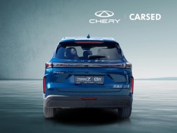 Chery Tiggo 7 SUV PHEV 1.5 T-GDI DHE 279KM 2025 Chery Tiggo 7 PHEV Emerald Blue demonstacyjny, zdjęcie 3