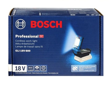 ФОНАРЬ АККУМУЛЯТОРНЫЙ 18В 800 люмен GLI 18V-800 BOSCH