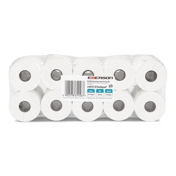 Emerson Rolki termiczne do kas 57mm/25m Rolka termiczna 57x25 10sztuk