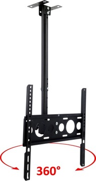 ПОТОЛОЧНАЯ ВЕШАЛКА ДЛЯ ТЕЛЕВИЗОРОВ, 26-60 ДЮЙМОВ, УНИВЕРСАЛЬНАЯ ПОВОРОТНАЯ