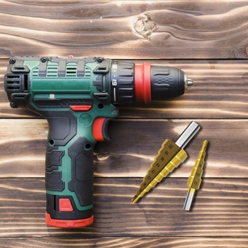 НАБОР СТУПЕНОЧНЫХ КОНИЧЕСКИХ СВЕРЛ 4-32ММ СВЕРЛА HSS ПО МЕТАЛЛУ 3 ШТ.