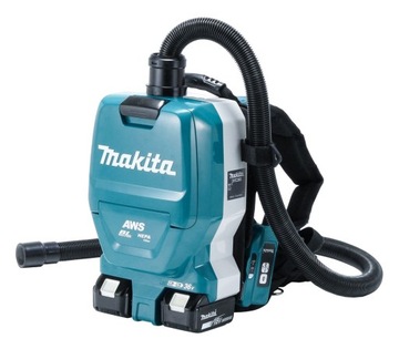 ODKURZACZ PLECAKOWY AKUMULATOROWY MAKITA 2L 2x18V AWS LXT DVC265ZXU