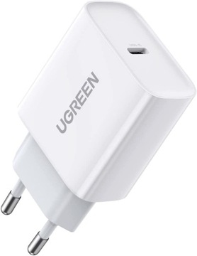 Ładowarka UGREEN PD 20W QC4.0 QC3.0 USB typu C