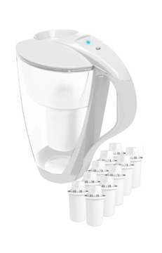 DAFI LED ХРУСТАЛЬНЫЙ СТЕКЛЯННЫЙ КУВШИН 2,0 Л + 10 ВСТАВОК