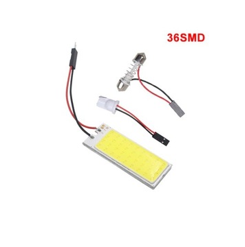 W5W C5W T10 LED PANEL MODUŁ COB 36 MOCNA BIAŁA
