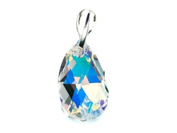 КУЛОН ОПИНАЛЬНЫЙ МИНДАЛЬ 22мм Swarovski