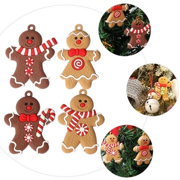 Елочные украшения Пряничные человечки Украшения из пряничного человечка