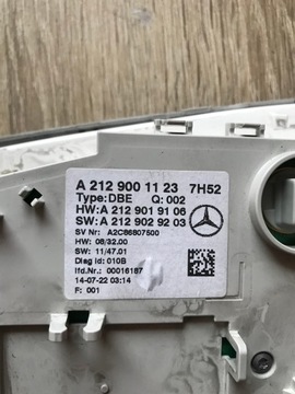LAMPA KABINY POLSTROVÁNÍ MERCEDES W212 A2129001123