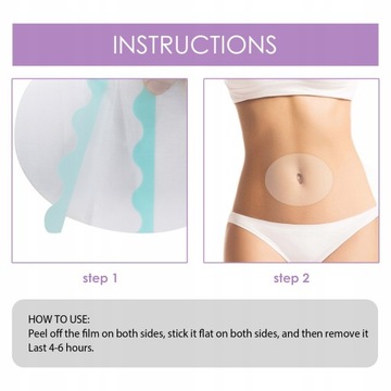 Наклейка для подтяжки живота