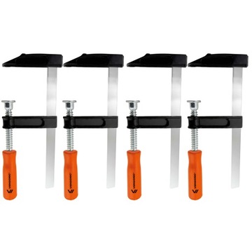 ŚCISK STOLARSKI ŚRUBOWY UCHWYT METALOWY MONTAŻOWY TYP F ŻELIWNY 300 X 80 MM