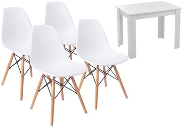 Stół Libre 100x65+4 krzesla Milano RÓŻNE KOLORY