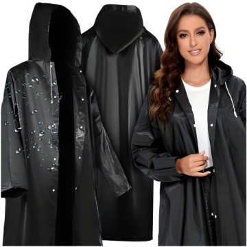 PŁASZCZ PRZECIWDESZCZOWY DAMSKI MĘSKI UNIWERSALNY PELERYNA PRZECIWDESZCZOWA