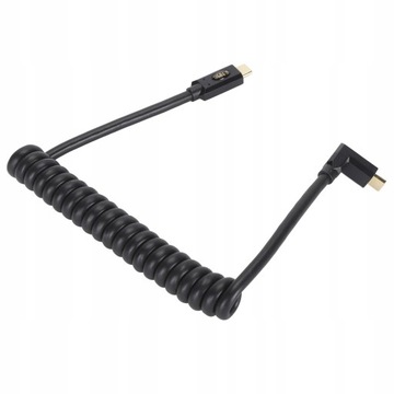КАБЕЛЬ СПИРАЛЬНОЙ ПРУЖИНЫ USB-C ДЛЯ БЫСТРОЙ ЗАРЯДКИ USB ТИПА C, 1 М
