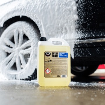 K2 ACTIVE FOAM 5 кг шампунь MANUAL FOAM 2л для предварительной мойки автомобиля