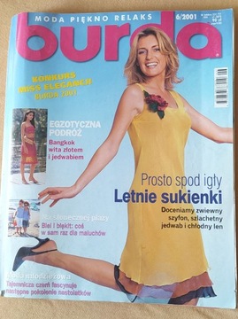 Nazwa Burda moda piękno relaks 6/2001-dla dzieci