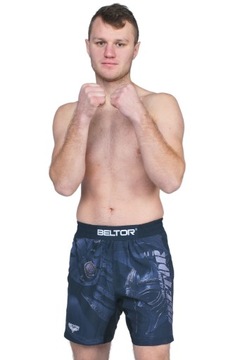 ШОРТЫ BELTOR СПОРТИВНЫЕ ТРЕНИРОВОЧНЫЕ GLADIATOR MMA KICKBOXING LIGHT, размер M