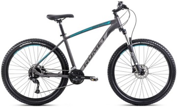 Romet Rambler R7.4 grafitowy srebrny turkusowy 2024