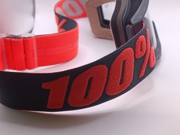 GOOGLE 100% ACCURI OTG МОТОЦИКЛ ЧЕРНЫЙ И ОРАНЖЕВЫЙ