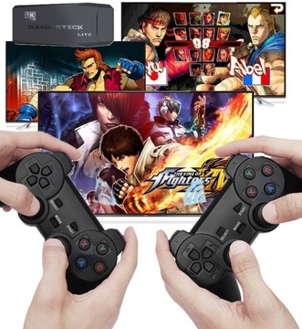 Konsola Retro Gra Telewizyjna + 2 Pady 20000 Gier HDMI 64GB Karta wer. PL