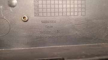 NÁRAZNÍK PŘEDNÍ 5F0807221M SEAT LEON III 12-