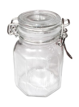 Pojemnik na przyprawy żywność słoiczek szklany hermetyczny 100 ml