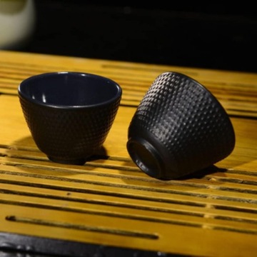 Чугунные чашки для чая в японском стиле, набор из 2 штук, 100 мл.