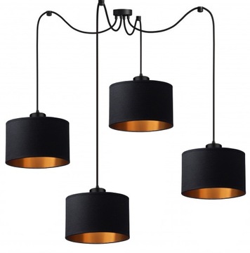 LAMPA WISZĄCA/SUFITOWA LED LOFT PAJĄK 4 24/15