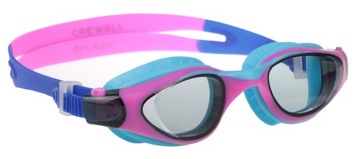Okulary pływackie dla dzieci Crowell GS23 Splash fioletowo-niebieskie