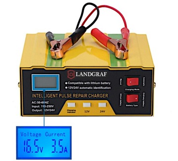 АВТОМАТИЧЕСКИЙ ВЫПРЯМИТЕЛЬ С ФУНКЦИЕЙ РЕМОНТА 12В 24В МИКРОПРОЦЕССОР