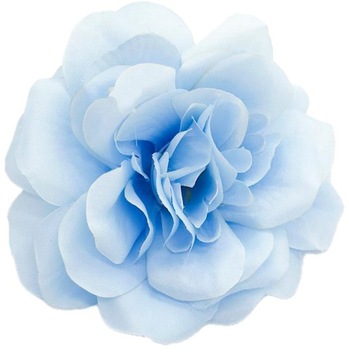 RÓŻA GŁÓWKA WYROBOWA BŁĘKITNA 12cm