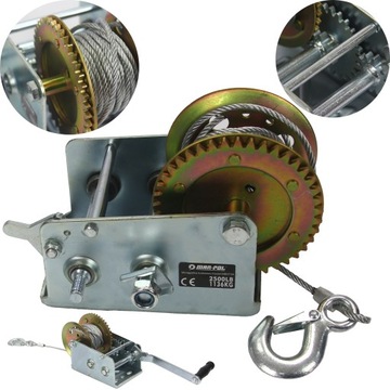 ЛЕБЕДКА РУЧНАЯ КРЕНАТОЧНАЯ ЛЕБЕДКА 1250КГ 6М 4.8