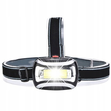 MOCNA LATARKA CZOŁOWA COB 3W 800LM REFLEKTOR