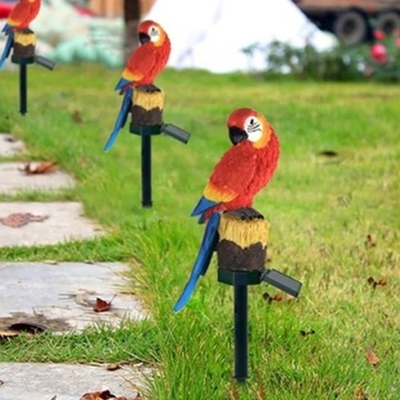 Светодиодный садовый светильник Parrot на солнечной батарее